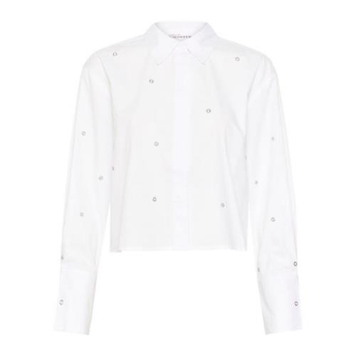 Geknipte Blouse Wit Karen by Simonsen , White , Dames