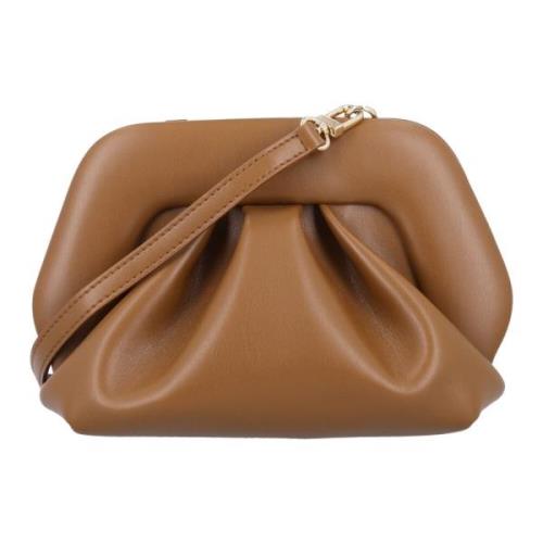 Karamel Vegan Stof Clutch Handtas THEMOIRè , Brown , Dames