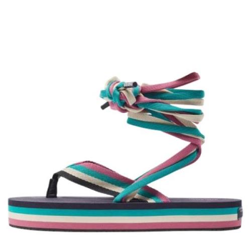 Pre-owned Fabric sandals Isabel Marant Pre-owned , Multicolor , Dames