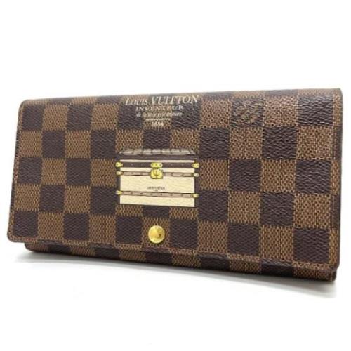 Pre-owned Fabric wallets Louis Vuitton Vintage , Brown , Dames