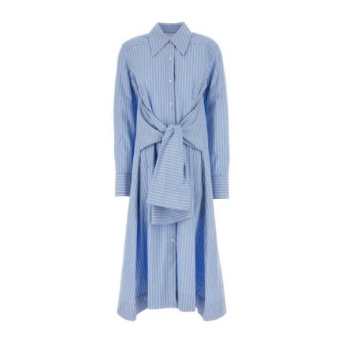 Poplin Overhemdjurk Jil Sander , Blue , Dames