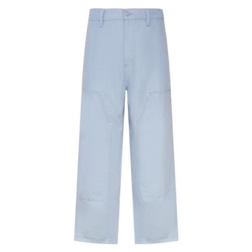 Relaxed Tapered Broek met Versterkte Knieën Carhartt Wip , Blue , Here...