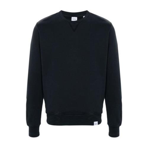 Navy Sweater Aspesi , Blue , Heren