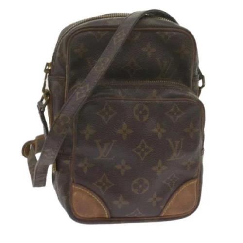 Pre-owned Canvas louis-vuitton-bags Louis Vuitton Vintage , Brown , Da...