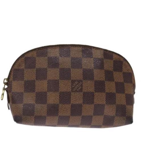 Pre-owned Canvas pouches Louis Vuitton Vintage , Brown , Dames