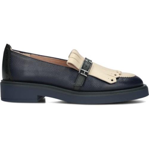 Blauwe Leren Instappers Chi243520 Hispanitas , Blue , Dames