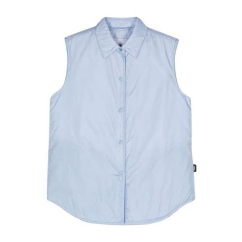 Blauw Gewatteerd Vest Aspesi , Blue , Dames