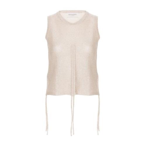 Ecru Top Ermanno Scervino , Beige , Dames