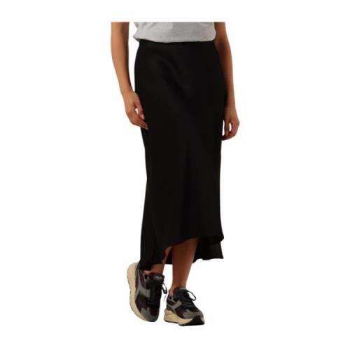 Peppa Midi Rok Zwart Dante 6 , Black , Dames