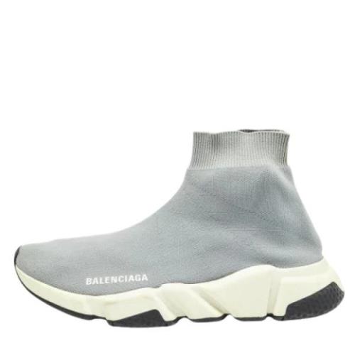 Pre-owned Fabric sneakers Balenciaga Vintage , Gray , Dames