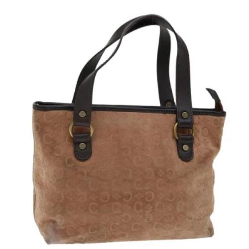 Pre-owned Suede handbags Celine Vintage , Brown , Dames