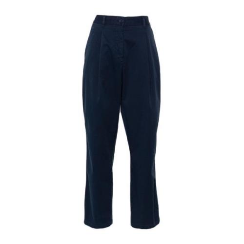 Blauwe Casual Broek Aspesi , Blue , Dames