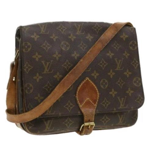 Pre-owned Canvas louis-vuitton-bags Louis Vuitton Vintage , Brown , Da...