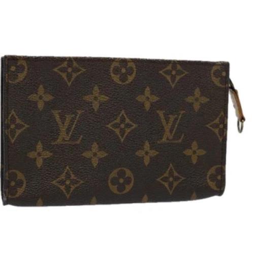 Pre-owned Canvas pouches Louis Vuitton Vintage , Brown , Dames