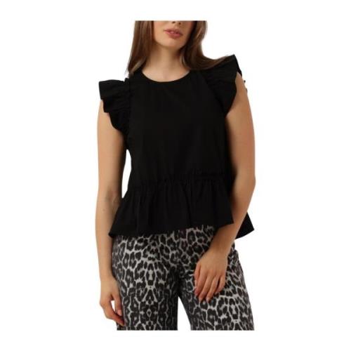 Frill Top voor vrouwen Co'Couture , Black , Dames