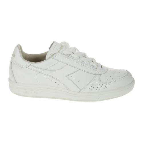 Witte Leren Sport Sneakers Diadora , White , Heren