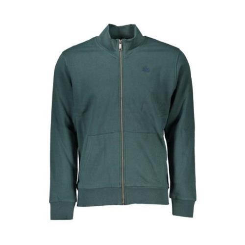 Elegant groen fleece sweatshirt met borduurwerk La Martina , Green , H...