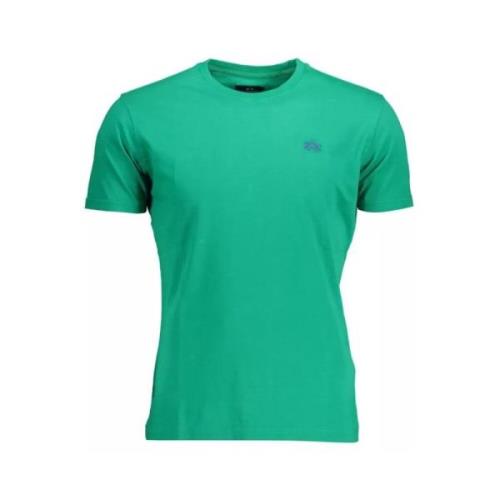 Groen Geborduurd Logo Tee La Martina , Green , Heren