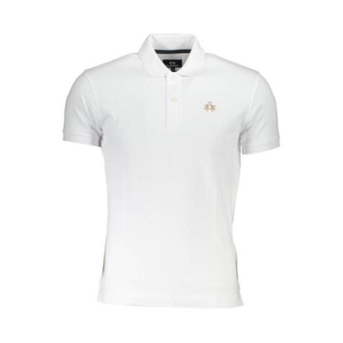 Elegant Slim Fit Polo met contrasterende details La Martina , White , ...