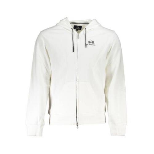 Elegant Wit Hoodie Mannen La Martina , White , Heren