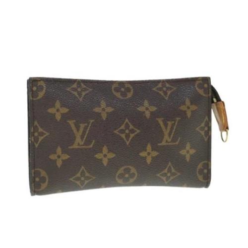 Pre-owned Canvas pouches Louis Vuitton Vintage , Brown , Dames