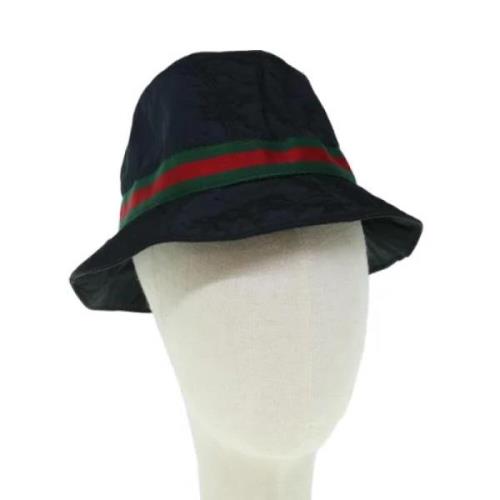 Pre-owned Nylon hats Gucci Vintage , Black , Dames