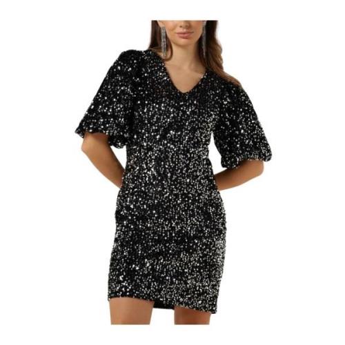 Serenacc Sequin Jurk Co'Couture , Black , Dames