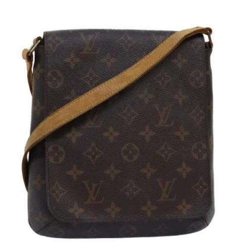 Pre-owned Canvas louis-vuitton-bags Louis Vuitton Vintage , Brown , Da...