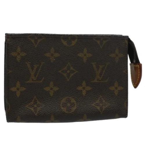 Pre-owned Canvas pouches Louis Vuitton Vintage , Brown , Dames