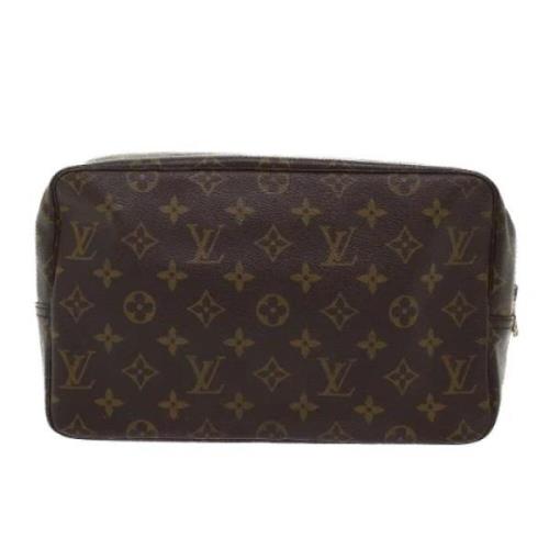 Pre-owned Canvas clutches Louis Vuitton Vintage , Brown , Dames