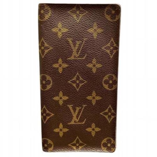 Pre-owned Canvas wallets Louis Vuitton Vintage , Brown , Dames