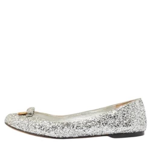 Pre-owned Fabric flats Dolce & Gabbana Pre-owned , Gray , Dames