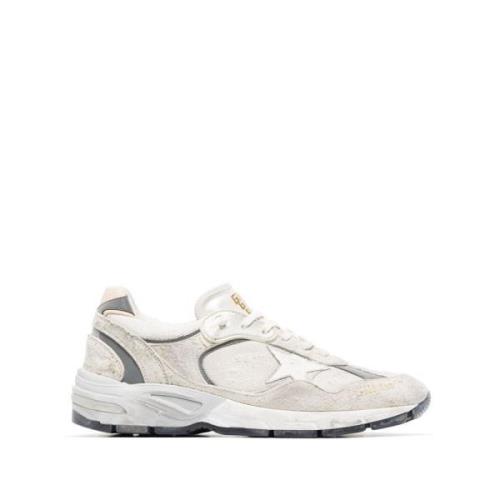 Witte Zilveren Hardloopschoenen Golden Goose , White , Heren