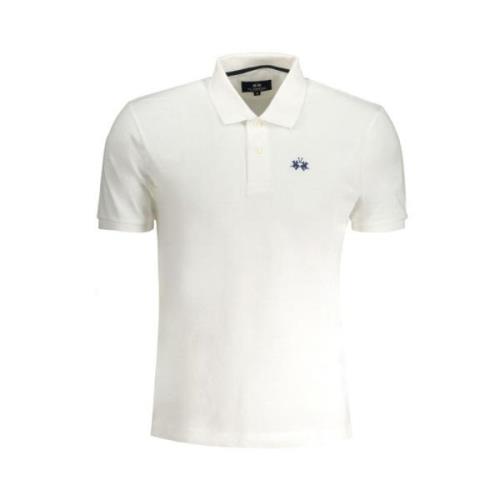 Polo shirt met korte mouwen La Martina , White , Heren