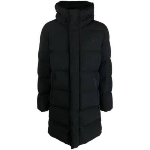 Gewatteerde Logo Puffer Jas Mackage , Black , Heren