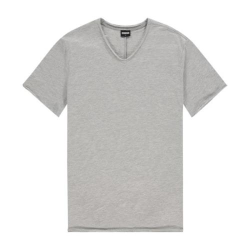 Effen Vandal T-shirt met rauwe randen Kultivate , Gray , Heren