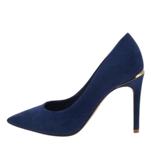 Pre-owned Suede heels Louis Vuitton Vintage , Blue , Dames