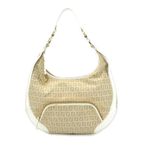 Pre-owned Canvas fendi-bags Fendi Vintage , Beige , Dames