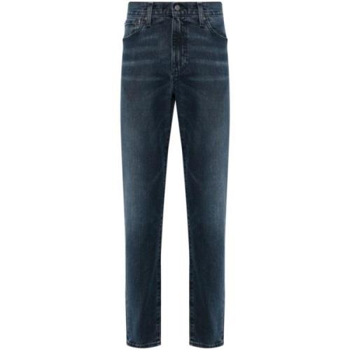 Blauwe Slim Fit Denim Jeans Levi's , Blue , Heren