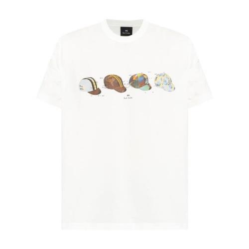 Witte T-shirts en Polos Paul Smith , White , Heren