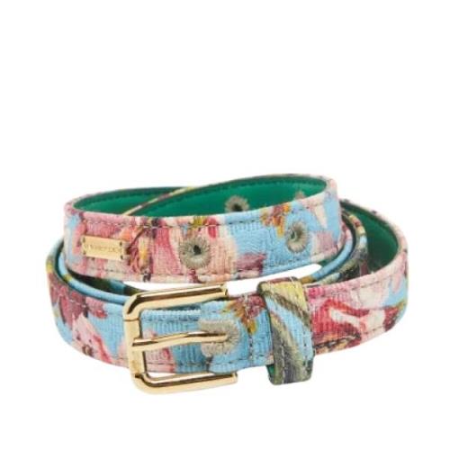 Pre-owned Fabric belts Dolce & Gabbana Pre-owned , Multicolor , Dames