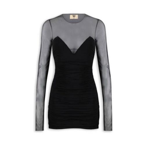 Zwarte Stijlvolle Jurk Aniye By , Black , Dames