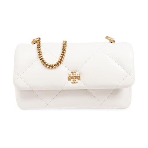 Schoudertas Kira Diamond Quilt Mini Tory Burch , White , Dames