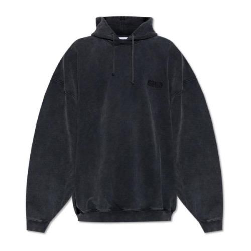 Sweatshirt met logo Vetements , Gray , Heren