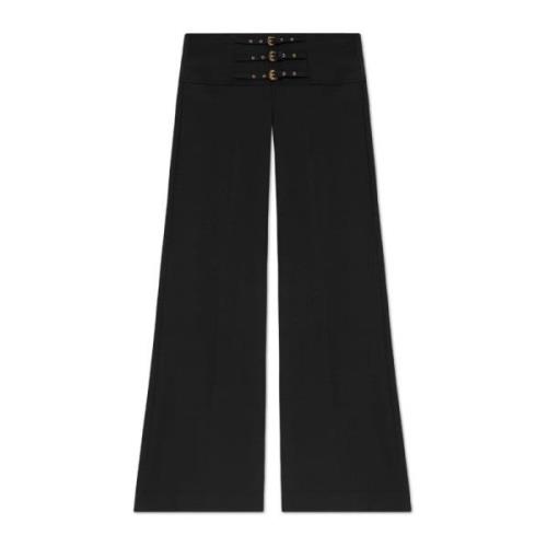 Broek met strepen Versace Jeans Couture , Black , Dames