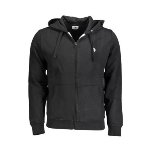 Klassieke hoodie met rits en geborduurd logo U.s. Polo Assn. , Black ,...