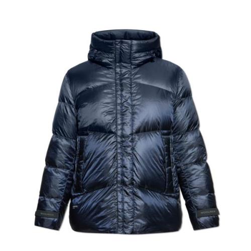 Donsjack met capuchon Woolrich , Blue , Heren