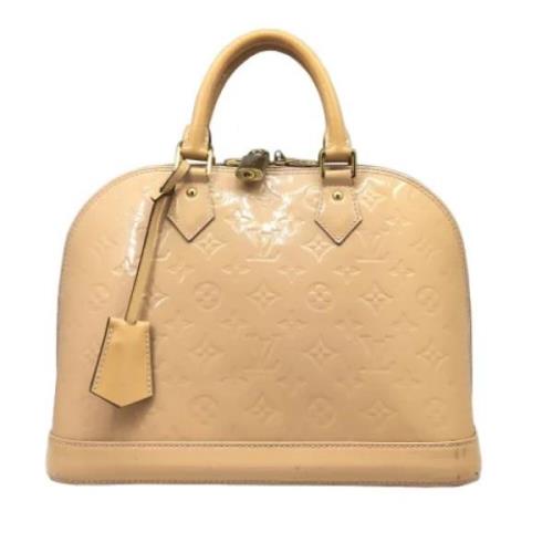 Pre-owned Leather louis-vuitton-bags Louis Vuitton Vintage , Beige , D...