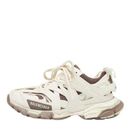 Pre-owned Mesh sneakers Balenciaga Vintage , White , Dames