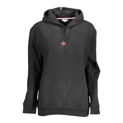 Elegant sweatshirt met contrastdetails U.s. Polo Assn. , Black , Heren